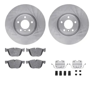 R1 Concepts WFWH1-31096 E- Line Series Brake Rotor W/ Ceramic Brake Pads & Hdw